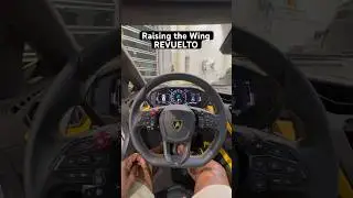 Lamborghini Revuelto: How to Raise the Wing