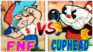 FUNKHEAD - Gameplay (not final) Friday Night Funkin' VS CUPHEAD | FNF Mod Cuphead