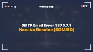 SMTP Email Error 550 5.7.1 - How to Resolve [SOLVED]