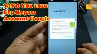 VIVO Y81 1812 FRP Bypass Account Google Via MRT 2.60