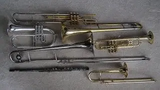 Comparison: Trumpet, Slide Trumpet, Valve Trombone, Slide Trombone, Flute & Flugel