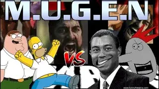 MUGEN Request 245: Cheap Homer Simpson and Peter Griffin vs Omega Tiger Woods and Evil Dooby Dummy