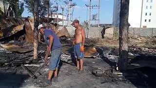 последствие пожара коблево 2018