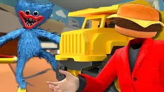 Hide and Seek with HUGGY WUGGY in a Toy Room in Gmod! (Garry's Mod Multiplayer)
