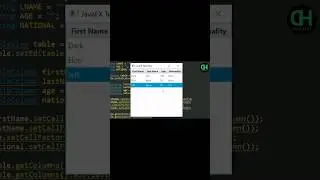 Create TableView in JavaFX 