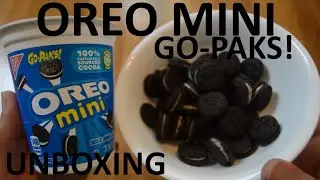 Unboxing Oreo Mini Go-Paks!