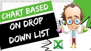 Excel - How to create a chart based on drop down list | Excel Tips 110