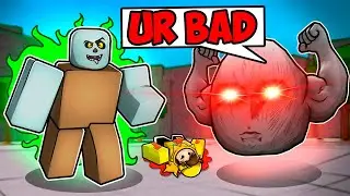 Fighting THE STRONGEST EGG in The Strongest Battlegrounds..
