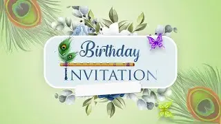 Birthday Invitation Video @Rs699 online design || #birthdayinvitation