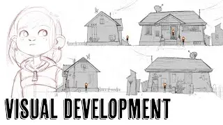 VISUAL DEVELOPMENT PROCESS : Drawing HOUSE in Different Views