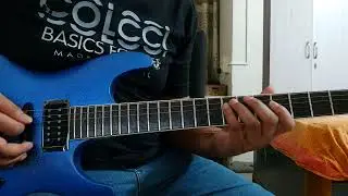 Harmonic minor legato lick in A  #guitar #harmonicminor #shredguitarist #ibanez