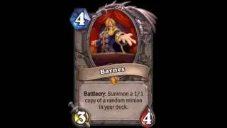 Barnes Sounds & Entrance Theme - Hearthstone Karazhan