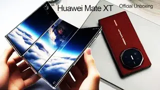 Huawei Mate XT Unboxing ULTIMATE DESIGN — World's FIRST Triple Fold Phone 2024!