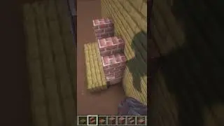Как сделать стол с небольшим камином в майнкрафт без модов minecraft shorts #minecraft #майнкрафт