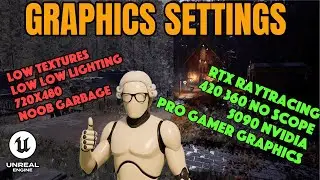 Changing Graphics Settings For Noobs Like Me | Unreal Engine 5