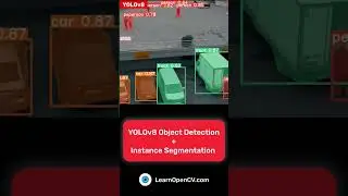 YOLOv8 Object Detection and Instance Segmentation 