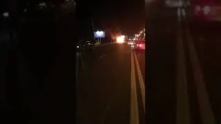 МИКРОАВТОБУС СГОРЕЛ ДО ТЛА В ПЯТИГОРСКЕ 17.06.2018