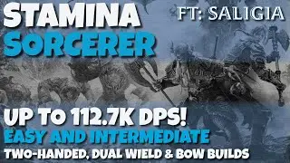 Stamina Sorcerer PvE Guide - Builds from 104k DPS to 112k DPS | EZ Rotations | Markarth DLC | ESO