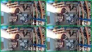 Сколько к/с для видеонаблюдения на складе, подсобке?