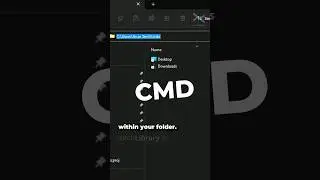 Open Command Window From File Explorer - Command Prompt Tricks 