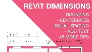 Revit Dimensions Tutorial - 12 Tips for Architects