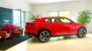 How do I start and move a Lamborghini Urus?
