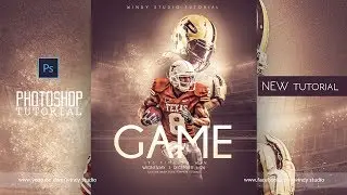 Adobe Photoshop Tutorial l Sports Poster Design