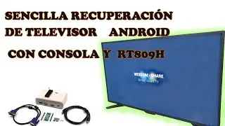 How to recover an Android TV with SecureCRT and the RT809H