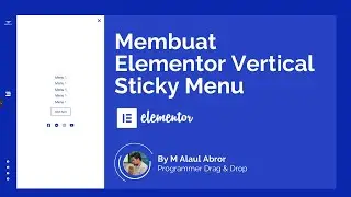 How to Create a Vertical Sticky Menu in Elementor
