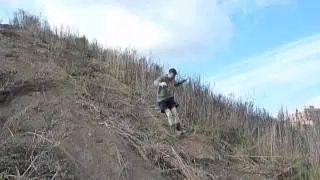 Priming the new double black diamond slope in Podrezkovo - 1st leg