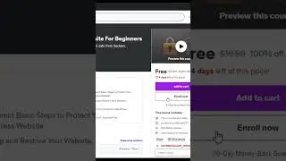 Secure Your WordPress Website For Beginners - Udemy Free Course  #free #udemyfree