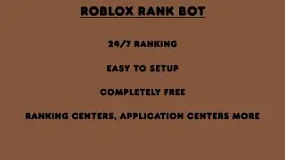 Roblox Group Ranking Bot Tutorial