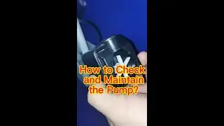 IMPORTANT! How to Clean and Maintain the pump