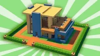 Современный Дом Minecraft - Как построить красивый модерн дом в Майнкрафт
