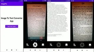 Text Recognition App | ML Kit | OpenCV | Android Studio |  Sample 1