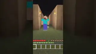 you being chased by Herobrine part 2 #minecraft #scary #comedy  #funny #herobrine #shorts