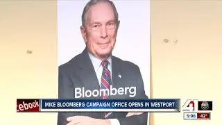 Mike Bloomberg campaign office opens in Westport