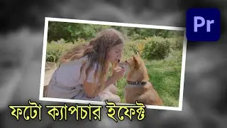 Photo capture effect using Premiere pro in Bangla / snapshot effect.