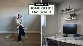 Home-Office LIME-WASH  | DIY Tutorial | Step by Step