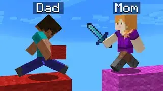 I Made My Parents Fight in Minecraft