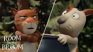The Witch's Cat and Dog No Longer Get Along! @GruffaloWorld: Room on the Broom