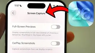 iPhone: How To Change Screenshot Settings iOS 26 (Stuck in Full Screen?)