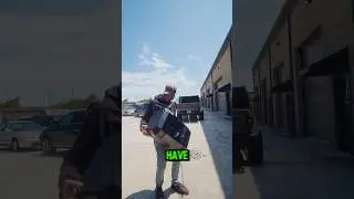 When he realized there was a rope tied on his leg