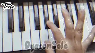 Aprende tocar con el organo Toxic con #dibujosyarteconsole
