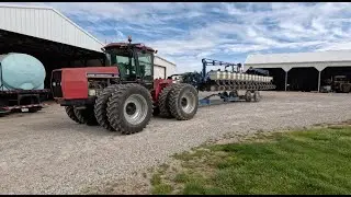 Planting soybeans in the rain
