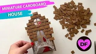 DIY 🏡 😻 Cardboard House for Tea Bags and Sweets | Kitchen decor