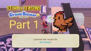 Story of Seasons: Grand Bazaar (SOS: GB) No Commentary Longplay - Part 1