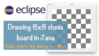Java Chess 002: Drawing 8x8 chess board in Java
