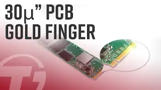 What is 30µ” PCB Gold Finger?  | Transcend Embedded