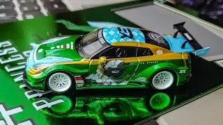 MINI GT 650 1/64 Scale LB-Silhouette WORKS GT NISSAN R35 Ver.2 “PRINCESS RORO” Livery Diecast Model